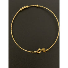 Load image into Gallery viewer, 18K Gold Bracelet Flexible Small Beads 1.12 grams 6.75 inches - Rafant
