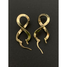 Load image into Gallery viewer, 18K Gold Earrings Dangling Infinity 1.31 grams - Rafant
