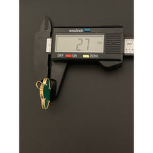 Load image into Gallery viewer, 18K Gold Flower Pendant Green Malachite - Rafant
