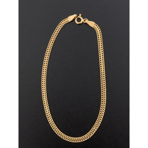 18K Gold Bracelet Size 7.5 inches 1.60 grams - Rafant