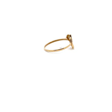 Load image into Gallery viewer, 18K Gold Ring Dolphin Heart 0.65 grams Size 5.25 - Rafant
