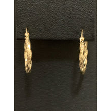 Load image into Gallery viewer, 18K Gold Earrings Hoops Loops Spiral 1 gram Small - Rafant
