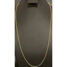 Load image into Gallery viewer, 18K Gold Necklace Chain Cable Link 27.50 inches 2.86 grams - Rafant
