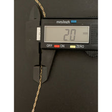 Load image into Gallery viewer, 18K Gold Necklace Paperclips Chain 17.75 inches 2.76 grams - Rafant
