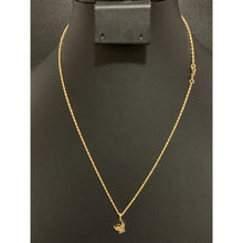 Load image into Gallery viewer, 18K Gold Necklace Chain 18&quot; with Angel Pendant 1.45 grams - Rafant
