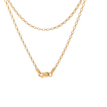 Load image into Gallery viewer, 18K Yellow Gold Necklace Chain Cable Link 2.30 grams 19.5 inches - Rafant
