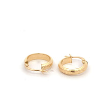 Load image into Gallery viewer, 18K Yellow Gold Earrings Hoops Small 1.04 grams - Rafant

