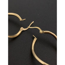 Load image into Gallery viewer, 18K Gold Earrings Hoops Loops 1.60 grams - Rafant

