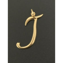 Load image into Gallery viewer, 18K Gold Pendant Letter J 1.15grams - Rafant
