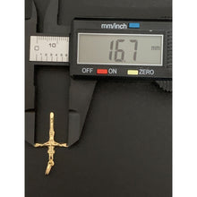 Load image into Gallery viewer, 18K Saudi Gold Cross Pendant - Rafant
