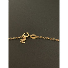 Load image into Gallery viewer, 18K Gold Necklace 16.5 inches with Flower Charm 3.40 grams - Rafant

