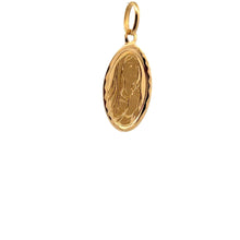 Load image into Gallery viewer, 18K Gold Pendant Oval Mother Mary Religious 1.16 grams - Rafant
