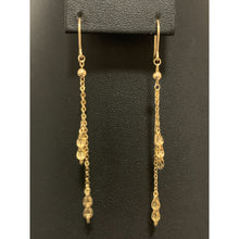 Load image into Gallery viewer, 18K Gold Earrings Dangling 1.38 grams - Rafant
