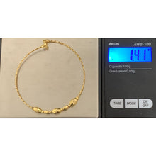 Load image into Gallery viewer, 18K Gold Bracelet Size 6.75 inches 1.41 grams - Rafant
