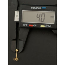 Load image into Gallery viewer, 18K Gold Earrings Stud Polished Balls Very Small 0.92 grams - Rafant
