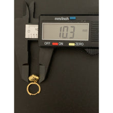 Load image into Gallery viewer, 18K Gold Hoops Heart Earrings Small 1.61 grams - Rafant
