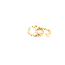 Load image into Gallery viewer, 18K Yellow Gold Earrings Hoops 1 gram - Rafant
