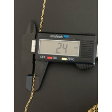 Load image into Gallery viewer, 18K Gold Necklace Chain Only Rolo Link 27.5 inches 2.87grams - Rafant
