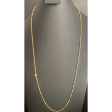 Load image into Gallery viewer, 18K Gold Necklace Chain Only Rolo Link 27.5 inches 2.87grams - Rafant
