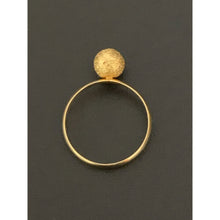 Load image into Gallery viewer, 18K Gold Ring Ball 1.59 grams Size 5.75 - Rafant
