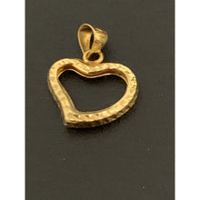 Load image into Gallery viewer, 18K Gold Pendant Open Heart 0.44 grams - Rafant
