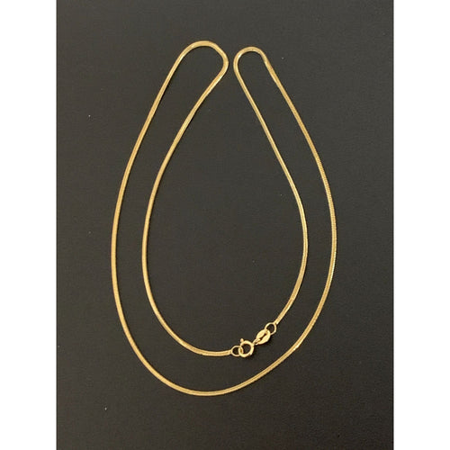 18K Gold Necklace Chain only 2.28 grams 17.75 inches - Rafant