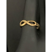 Load image into Gallery viewer, 18K Yellow Gold Ring Infinity Size 7 - Rafant
