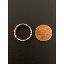 Load image into Gallery viewer, 18K Gold Ring Size 5 Beaded Bubble Ring 2.67 grams - Rafant
