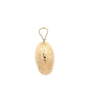 Load image into Gallery viewer, 18K Yellow Gold Pendant Puffed Heart Textured 1.67 grams - Rafant
