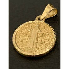 Load image into Gallery viewer, 18K Gold Pendant Saint Benedict Religious 1.32 grams - Rafant
