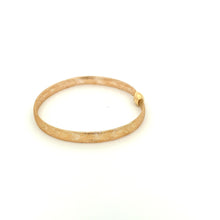 Load image into Gallery viewer, 18K Yellow Gold Bracelet Bangle Soft Mesh Stretchable 7 inches - Rafant
