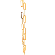 Load image into Gallery viewer, 18K Yellow Gold Bracelet Paperclip 7 Inches 1.69 grams - Rafant
