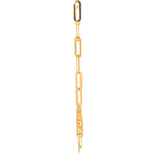 Load image into Gallery viewer, 18K Yellow Gold Bracelet Paperclip 7 Inches 1.69 grams - Rafant
