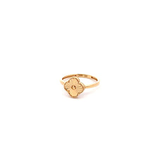 Load image into Gallery viewer, 18K Yellow Gold Ring Flower 1.49 grams Size 4.75 - Rafant
