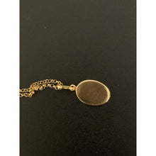 Load image into Gallery viewer, 18K Gold Necklace Chain 17.50 inches with Mother Mary Pendant 2.40 grams - Rafant
