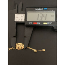 Load image into Gallery viewer, 18K Gold Necklace Chain 16&quot; plus 1&quot; extension with Woman Lady Pendant 2.43 grams - Rafant
