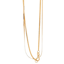 Load image into Gallery viewer, 18K Yellow Gold Necklace Flat Chain 1.27 grams 18 inches - Rafant
