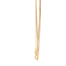 Load image into Gallery viewer, 18K Yellow Gold Necklace Flat Chain 1.27 grams 18 inches - Rafant
