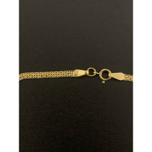 Load image into Gallery viewer, 18K Gold Necklace Chain Tricolor White Yellow Rose Gold 19.75 inches 3.49 grams - Rafant
