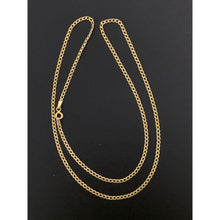 Load image into Gallery viewer, 18K Gold Necklace Chain Curb 20 inches 1.96 grams - Rafant
