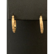 Load image into Gallery viewer, 18K Gold Earrings Hoops Loops Small 1.58 grams - Rafant
