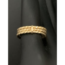 Load image into Gallery viewer, 18K Gold Ring Three Days 1.01 grams Size 6.25 - Rafant
