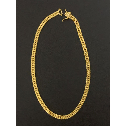 18K Gold Bracelet Triple Lock 8 inches 3.15 grams - Rafant
