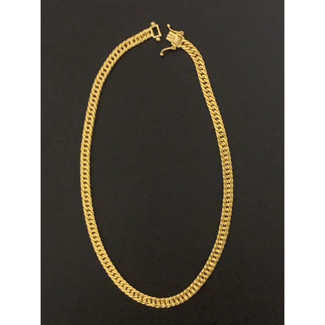 18K Gold Bracelet Triple Lock 8 inches 3.15 grams - Rafant