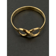 Load image into Gallery viewer, 18K Yellow Gold Ring Infinity Size 7 - Rafant
