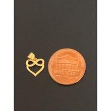 Load image into Gallery viewer, 18K Gold Pendant Charm Heart Infinity 0.39 grams - Rafant
