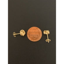 Load image into Gallery viewer, 18K Gold Earrings Stud Knot Earrings 1.20 grams - Rafant
