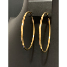 Load image into Gallery viewer, 18K Gold Earrings Hoops Loops Extra Large 3.27 grams - Rafant
