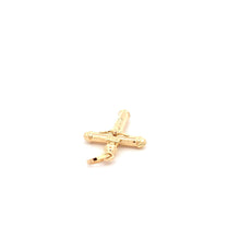 Load image into Gallery viewer, 18K Yellow Gold Pendant Cross Jesus Christ Religious 1.67 grams - Rafant
