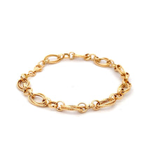 Load image into Gallery viewer, 18K Yellow Gold Bracelet Chain Link 3.75 grams  8 inches - Rafant

